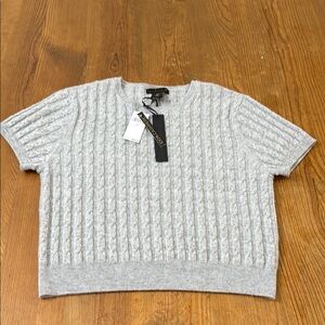 House of Harlow Cashmere Cable Knit Sweater